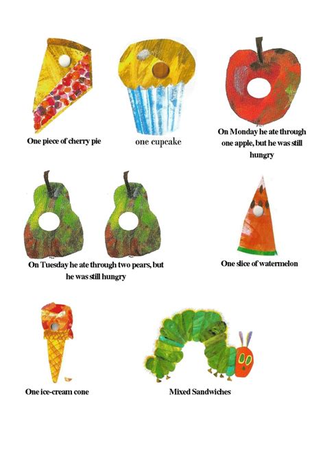 The Very Hungry Caterpillar Printable Story